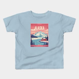 Alaska Vintage Design Kids T-Shirt